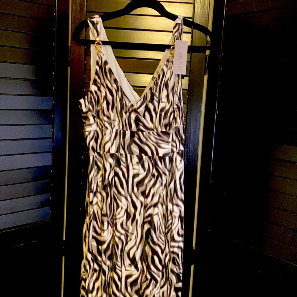 Jennifer Lopez Into the Wild Moody Zebra Maxi
